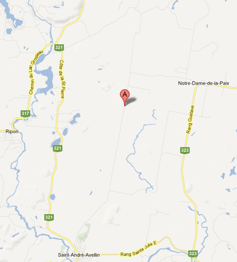 Carte pour vous rendre � la ferme